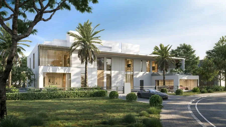 تصميم خارجي حديث لفيلا في دبي