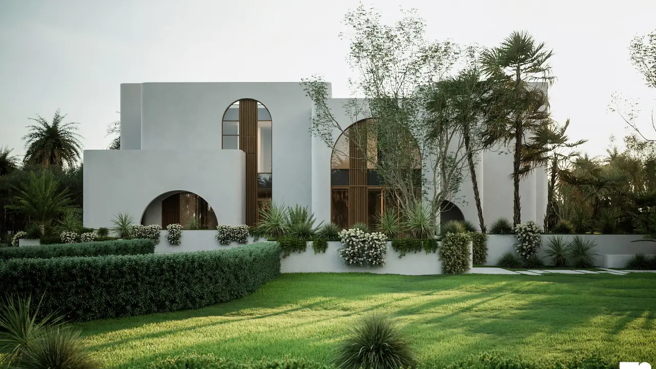 مشروع تصميم فيلا حديثة في العوير دبي